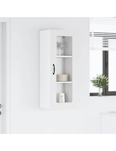 Pensile cucina Bianco Lucido 40 x 31 x 100 cm Legno multistrato