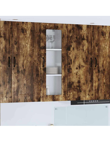 Pensile cucina Rovere fumé 40 x 31 x 100 cm Legno multistrato