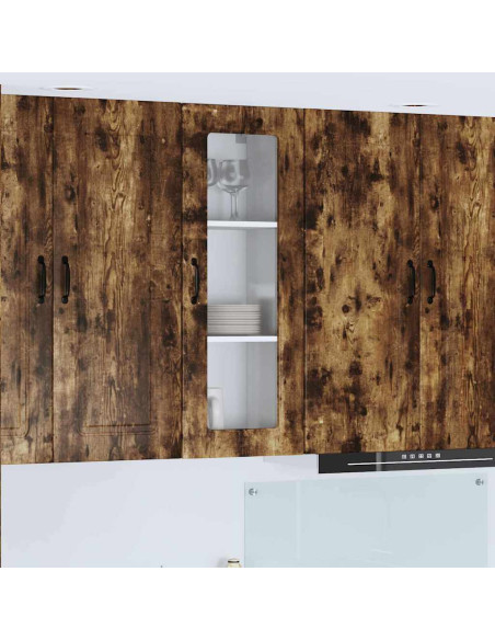Pensile cucina Rovere fumé 40 x 31 x 100 cm Legno multistrato