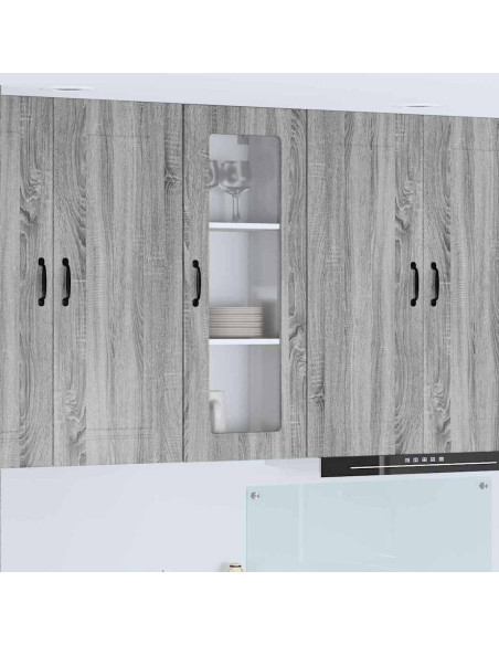 Pensile cucina Grigio Sonoma 40 x 31 x 100 cm Legno multistrato