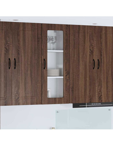 Pensile cucina con lo scaffale Rovere Marrone 40 x 31 x 100 cm