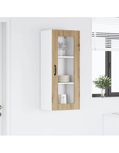 Pensile cucina con porta Rovere artigianale 40 x 31 x 100 cm