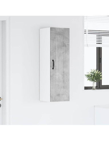 Pensile cucina con lo scaffale Grigio cemento 30 x 31 x 100 cm