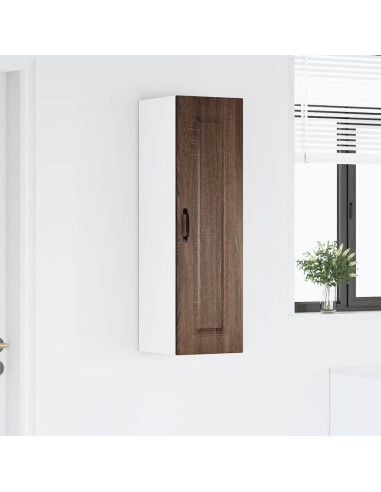 Pensile cucina con lo scaffale Rovere Marrone 30 x 31 x 100 cm