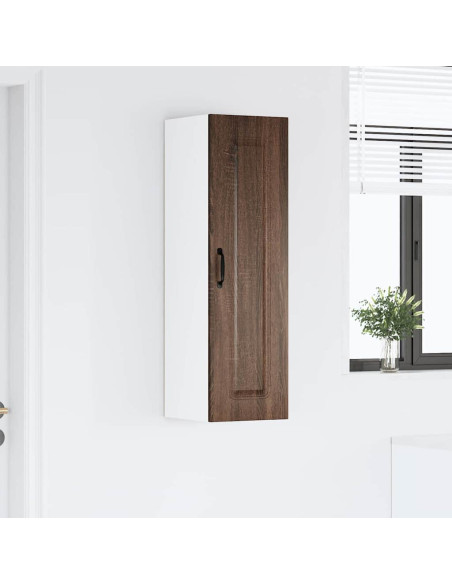 Pensile cucina con lo scaffale Rovere Marrone 30 x 31 x 100 cm