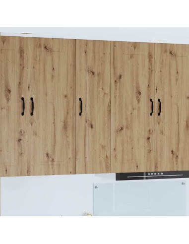 Pensile cucina con porta Rovere artigianale 30 x 31 x 100 cm