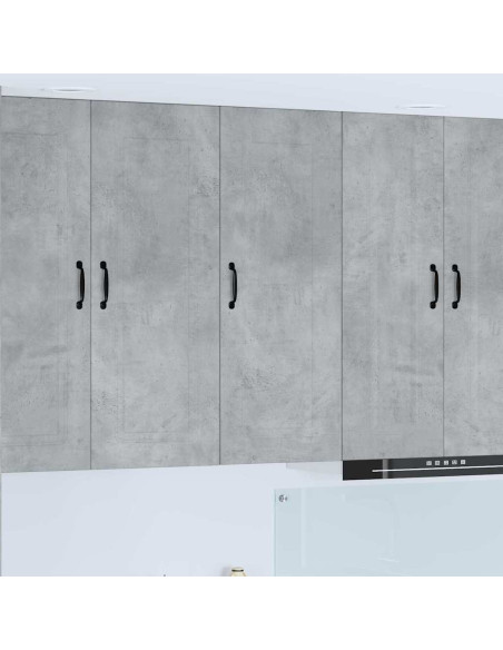 Pensile cucina con lo scaffale Grigio cemento 40 x 31 x 100 cm