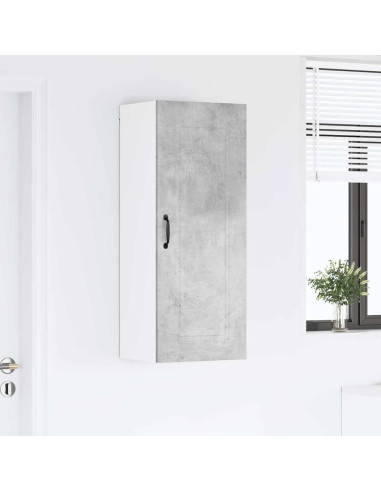 Pensile cucina con lo scaffale Grigio cemento 40 x 31 x 100 cm