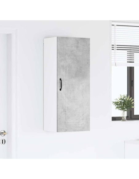 Pensile cucina con lo scaffale Grigio cemento 40 x 31 x 100 cm