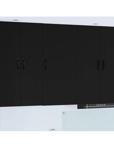 Pensile cucina Nero 50 x 31 x 100 cm Legno multistrato