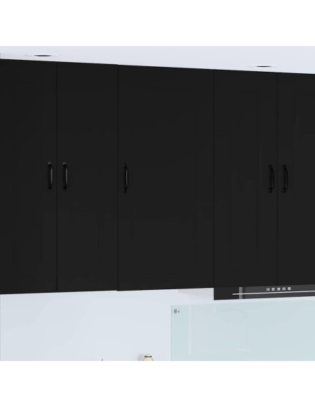 Pensile cucina Nero 50 x 31 x 100 cm Legno multistrato