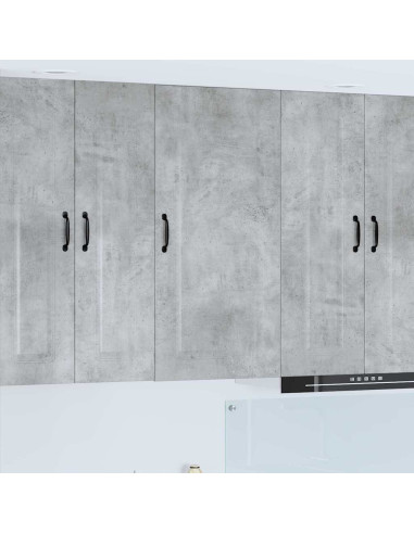 Pensile cucina con lo scaffale Grigio cemento 50 x 31 x 100 cm