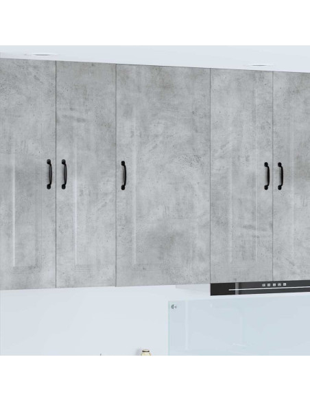 Pensile cucina con lo scaffale Grigio cemento 50 x 31 x 100 cm