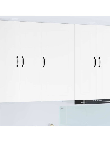 Pensile cucina Bianco Lucido 50 x 31 x 100 cm Legno multistrato