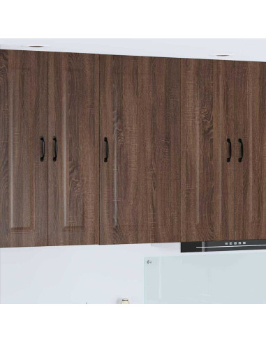 Pensile cucina con lo scaffale Rovere Marrone 50 x 31 x 100 cm