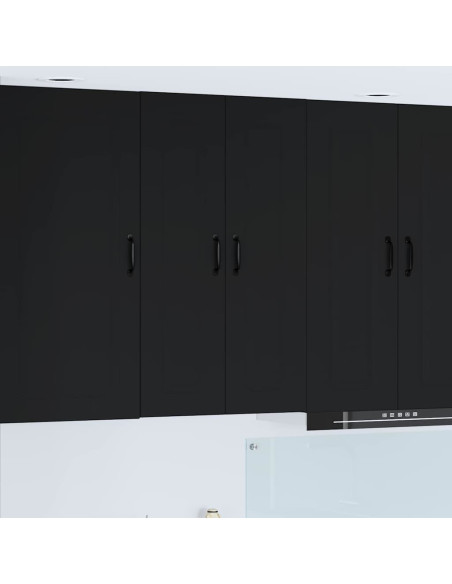 Pensile cucina Nero 60 x 31 x 100 cm Legno multistrato