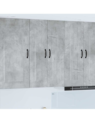 Pensile cucina con lo scaffale Grigio cemento 60 x 31 x 100 cm