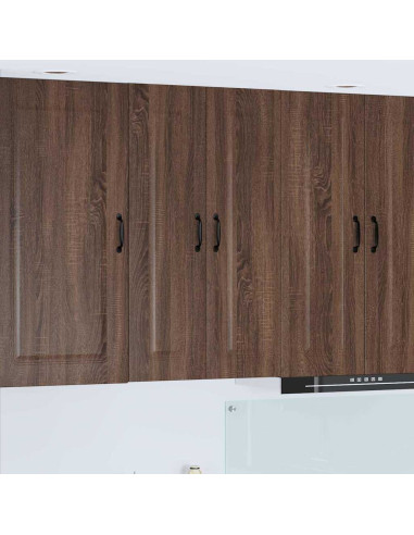 Pensile cucina con lo scaffale Rovere Marrone 60 x 31 x 100 cm