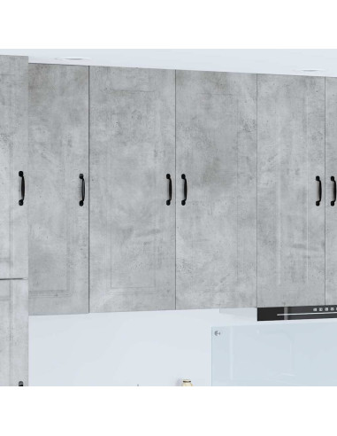 Pensile cucina con lo scaffale Grigio cemento 80 x 31 x 100 cm