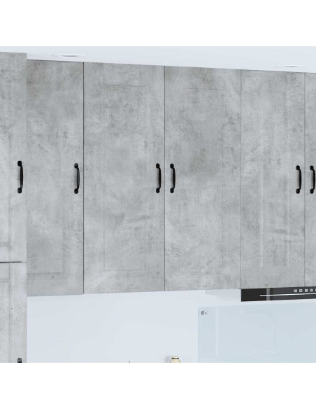 Pensile cucina con lo scaffale Grigio cemento 80 x 31 x 100 cm