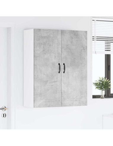 Pensile cucina con lo scaffale Grigio cemento 80 x 31 x 100 cm