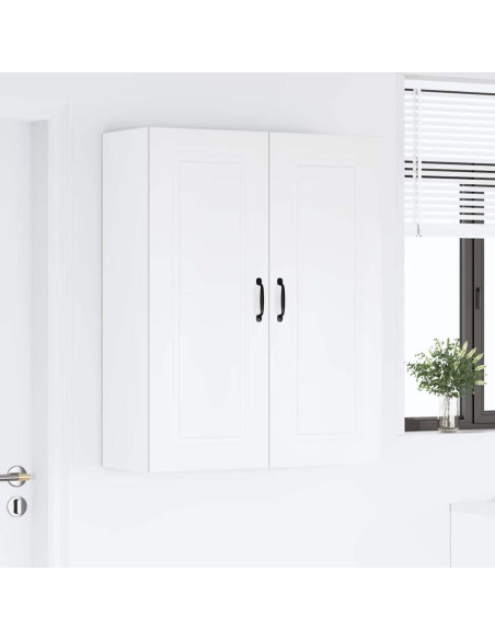 Pensile cucina Bianco Lucido 80 x 31 x 100 cm Legno multistrato