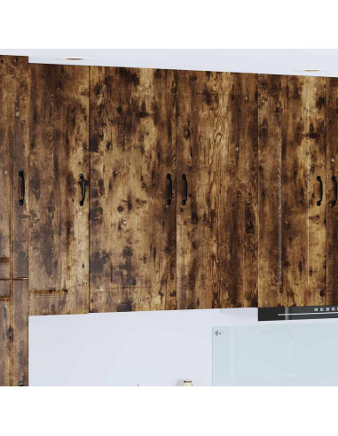 Pensile cucina Rovere fumé 80 x 31 x 100 cm Legno multistrato