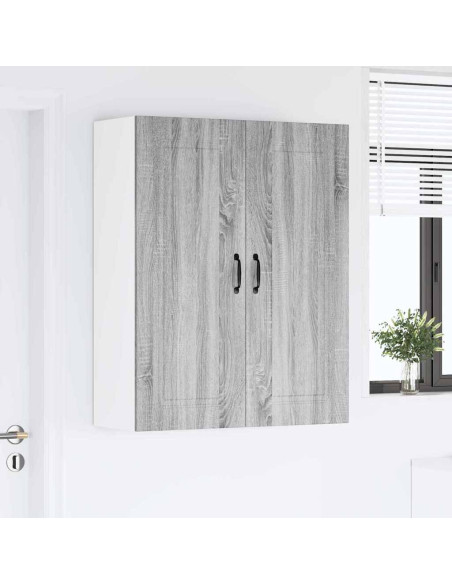 Pensile cucina Grigio Sonoma 80 x 31 x 100 cm Legno multistrato