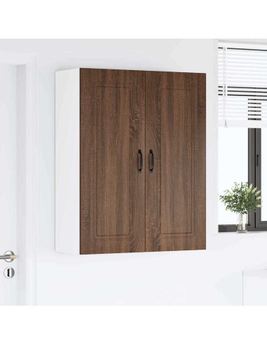 Pensile cucina con lo scaffale Rovere Marrone 80 x 31 x 100 cm