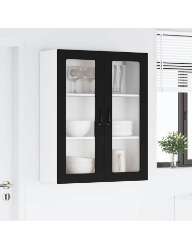 Pensile cucina Nero 80 x 31 x 100 cm Legno multistrato