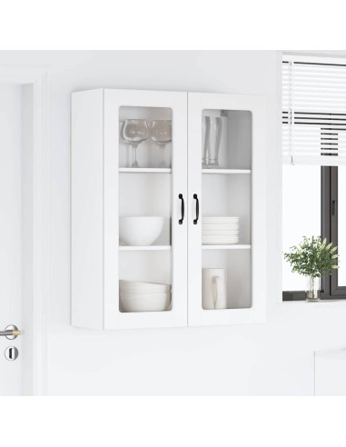 Pensile cucina Bianco Lucido 80 x 31 x 100 cm Legno multistrato