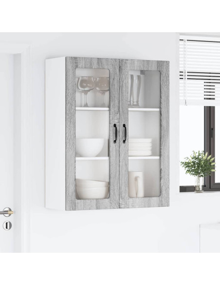Pensile cucina Grigio Sonoma 80 x 31 x 100 cm Legno multistrato