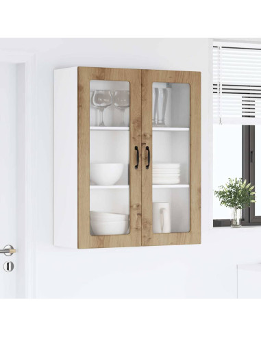 Pensile cucina con porta Rovere artigianale 80 x 31 x 100 cm