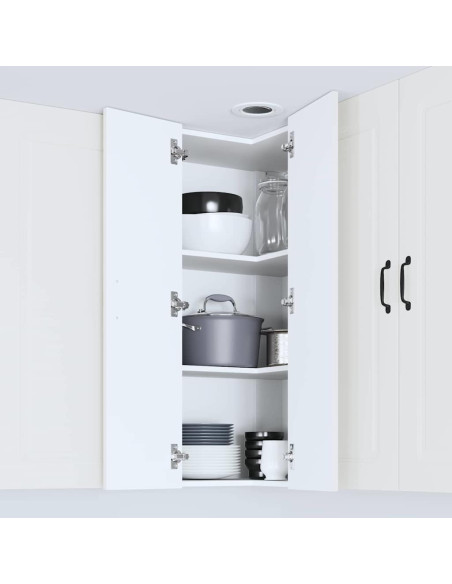 Pensile cucina Bianco 57 x 57 x 100 cm Legno multistrato