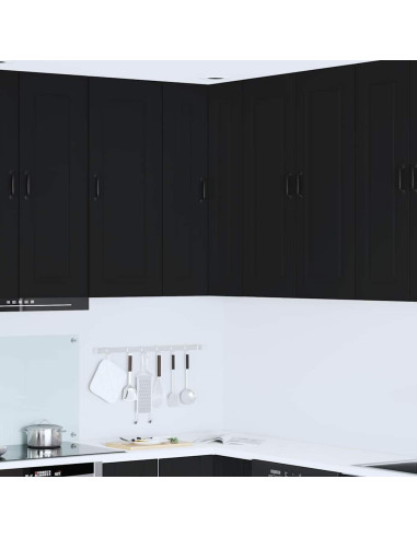 Pensile cucina Nero 57 x 57 x 100 cm Legno multistrato