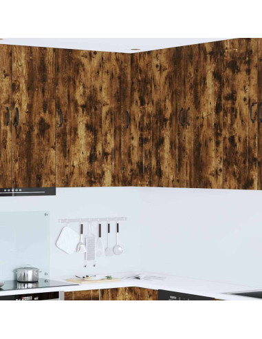 Pensile cucina Rovere fumé 57 x 57 x 100 cm Legno multistrato