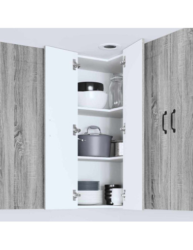 Pensile cucina Grigio Sonoma 57 x 57 x 100 cm Legno multistrato