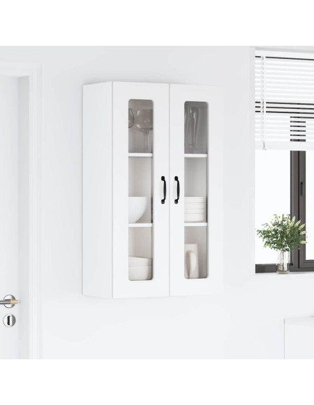 Pensile cucina Bianco Lucido 60 x 31 x 100 cm Legno multistrato