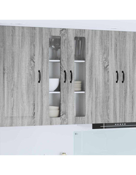 Pensile cucina Grigio Sonoma 60 x 31 x 100 cm Legno multistrato