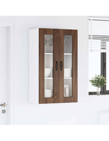 Pensile cucina con lo scaffale Rovere Marrone 60 x 31 x 100 cm