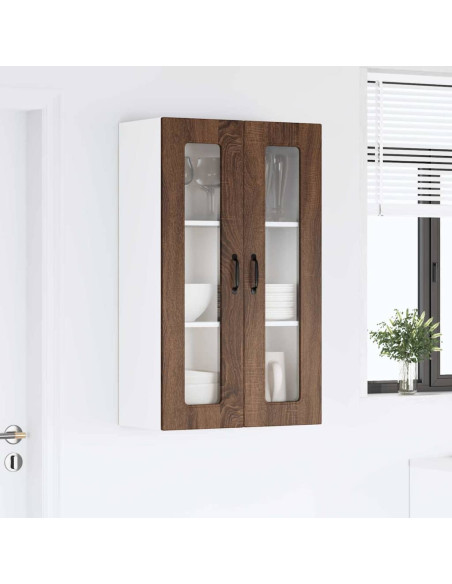 Pensile cucina con lo scaffale Rovere Marrone 60 x 31 x 100 cm