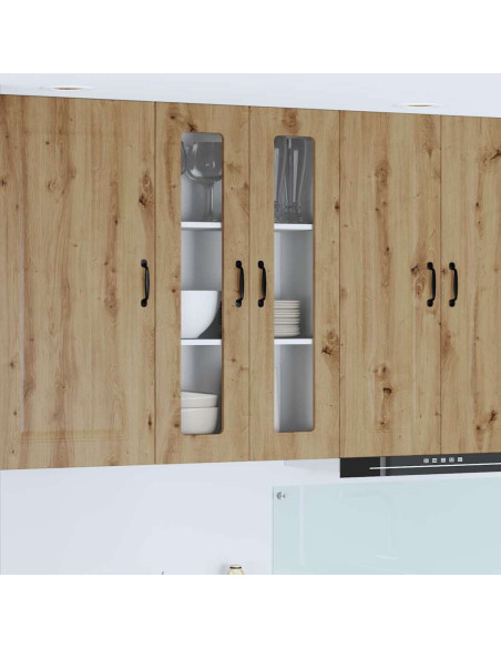 Pensile cucina con porta Rovere artigianale 60 x 31 x 100 cm