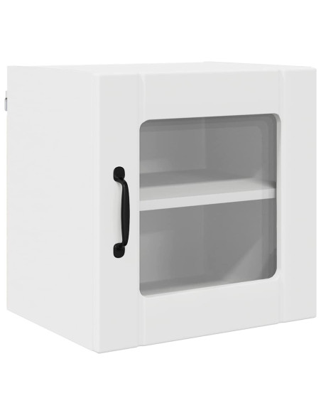 Pensile cucina 2 pcs Bianco 40 x 31 x 40 cm Legno multistrato