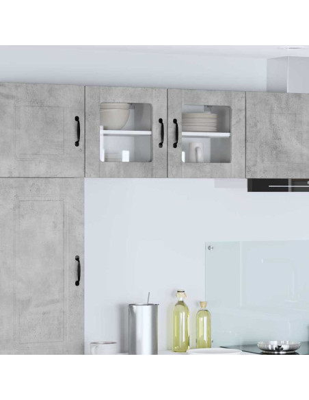 Pensile cucina Grigio cemento 40 x 31 x 40 cm Legno multistrato