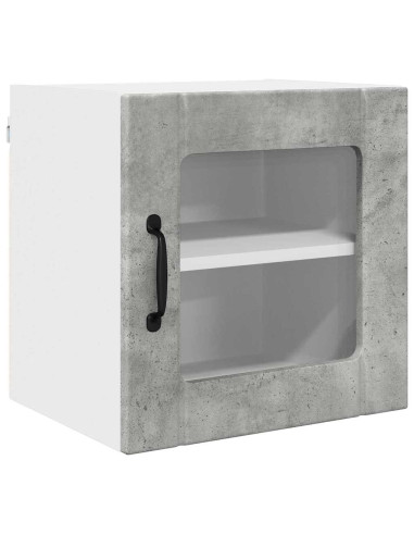 Pensile cucina 2 pcs Grigio cemento 40 x 31 x 40 cm