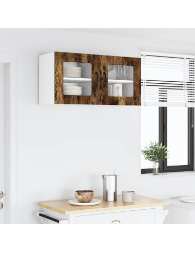 Pensile cucina 2 pcs Rovere fumé 40 x 31 x 40 cm