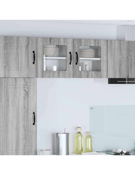 Pensile cucina 2 pcs Grigio Sonoma 40 x 31 x 40 cm