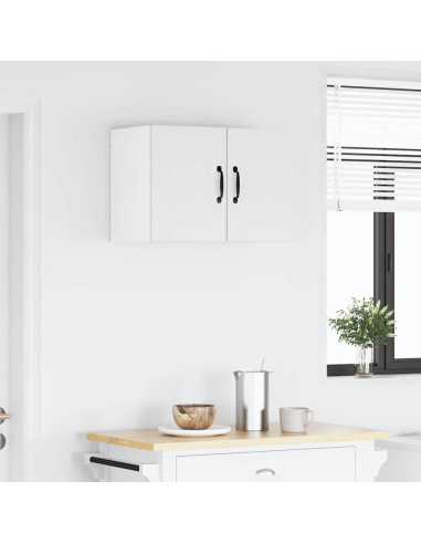 Pensile cucina 2 pcs Bianco 30 x 31 x 40 cm Legno multistrato