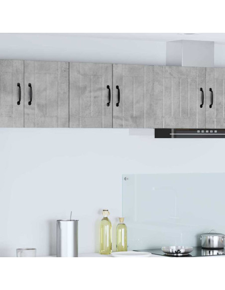 Pensile cucina 2 pcs Grigio cemento 30 x 31 x 40 cm
