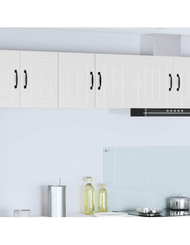 Pensile cucina 2 pcs Bianco Lucido 30 x 31 x 40 cm